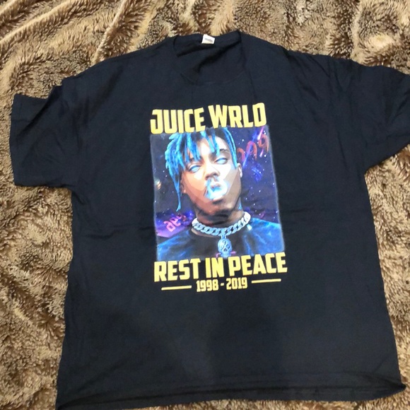 Shirts | Juice Wrld Graphic Tshirt 